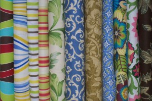 Original Elfcroft Header Image: Fabrics for Yoga Mat Bag project
