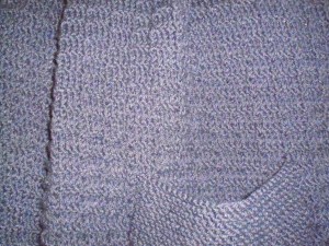 Made from lamb's wool blend for Kathy