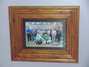 Custom Wormy Chestnut molding circa 1985