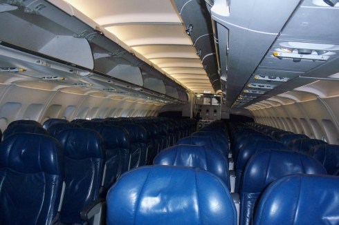 Airplane aisle