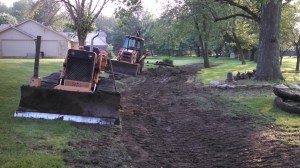 Two truck loads of fill removed