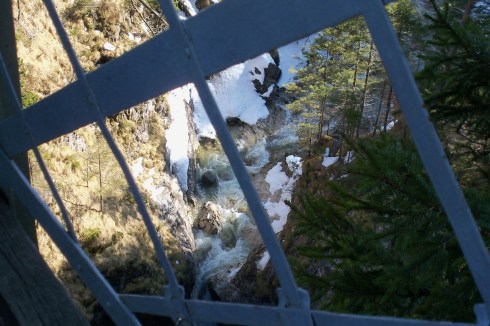 The gorge at Neuschwanstein Castle, Bavaria 2012