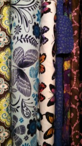 Beautiful flannel (left) plus batik cotton (right)