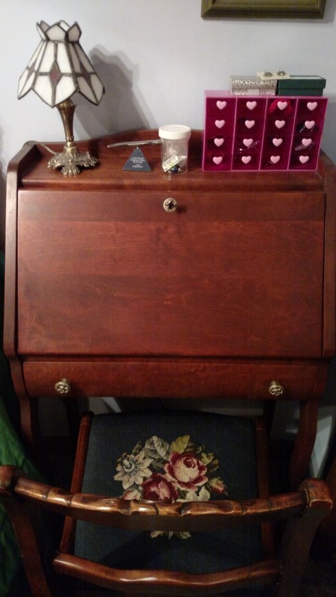 Cherry writing desk