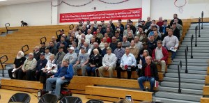 Over 100 veterans representing all branches of service