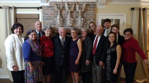 Family (Downtown Abbey style) formal dinner party for 60th Anniversary